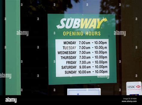 Opening times for subway. Things To Know About Opening times for subway. 