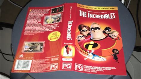 Opening to The Incredibles (2004) 2005 VHS Australia - YouTube