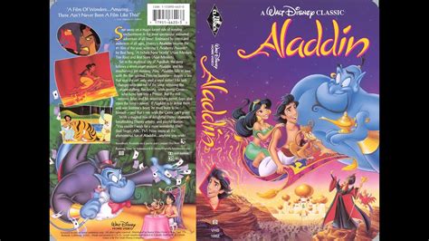 Here's The Opening For The 1993 VHS Of AladdinHere's The Order1 Green FBI Screens2 Coming To Theatres From Walt Disney Pictures Bumper3 The Lion King Trailer.... 