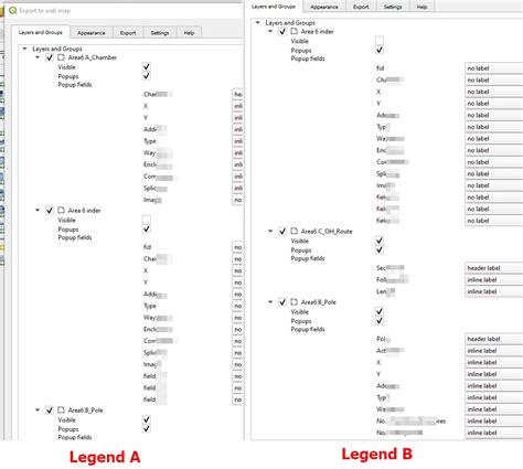 Openlayers legend example.  A select event is fired when click on the rows in t...