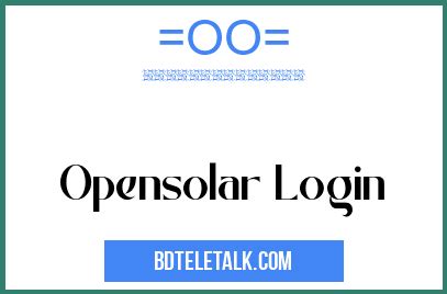 Opensolar login. Login. Open Account. Media Kit. For solar professionals ('pros'), partners, or press who need access to our brand elements and guidelines. ... OpenSolar is a solar software technology company with a mission to scale solar globally by providing installers with innovative software technology and an equally innovative business offering – the ... 
