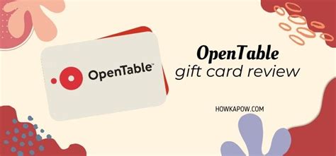 Opentable Gift Cards