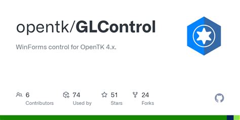 Opentk glcontrol. 1.  I am OpenTK.  We've ported the tutorials made by the gr...