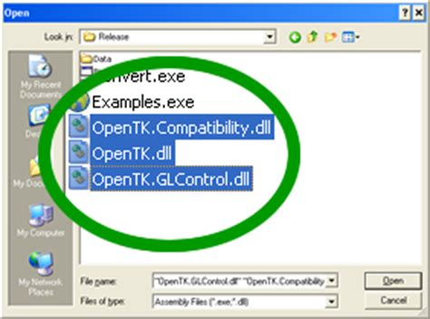 Opentk tutorial.  This means: all your source code and project files and a readme (...