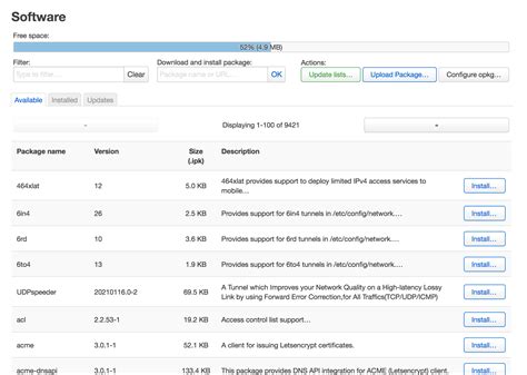 Openwrt install package command line.  These packages allow you to customise your experience...