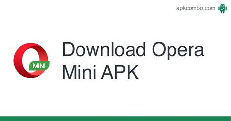 Opera mini apk