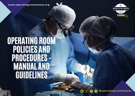 Operating Room Guidelines