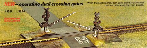 Operating ho crossing gates.  Considering adding HO operating crossing gates...