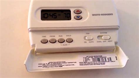 Operating instructions for white rodgers thermostat manual 153 7758. - La familia del anciano tambien necesita sentido.