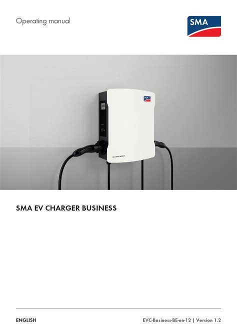 Operating manual - SMA EV CHARGER