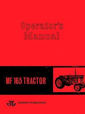 Operating manual 165 massey ferguson ebay. - Seasonal guide to the natural year illinois missouri and arkansas a month by month guide to natural events.