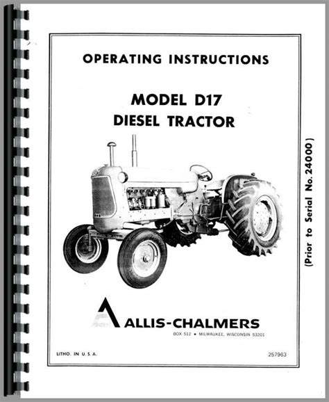 Operating manual for allis chalmers d17 tractor. - Engineering mechanics statics solutions manual pytel.