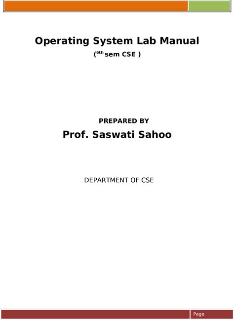 Operating system lab manual for me cse. - Mathematical studies standard level for the ib diploma exam preparation guide.