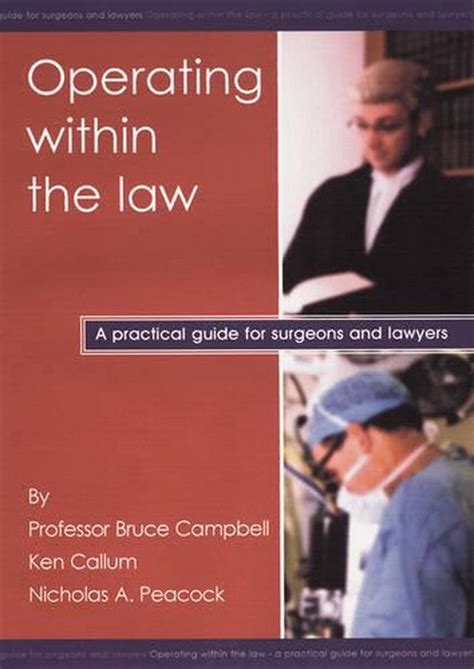 Operating within the law a practial guide for surgeons and lawyers. - Manuali di riparazione pistole daisy bb avanti 499.