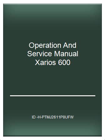 Operation and service manual xarios 600. - Elementary linear algebra with applications 9th edition solutions manual.