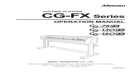Operation manual mimaki engineering co ltd. - Fiat trattori 411r wheel tractor workshop service repair manual 411 r.