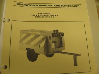 Operation manual sullivan 185 air compressor. - Final fantasy 8 perfect game guide.