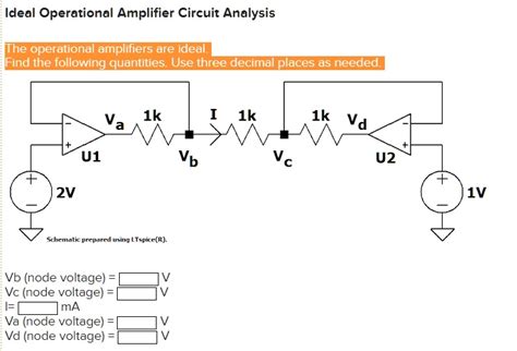 Operational Amplifier Circuit Analysis