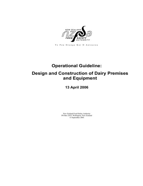 Operational guideline design and construction of dairy. - Ford anglia owners handbook and maintenance manual.
