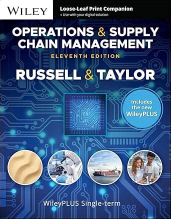 Operations And Supply Chain Management Wileyplus