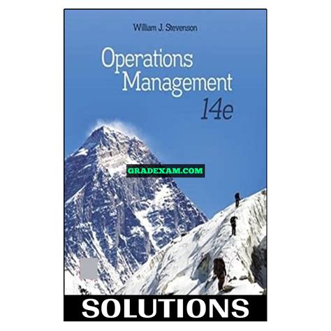 Operations By Management Stevenson Manual Solution For