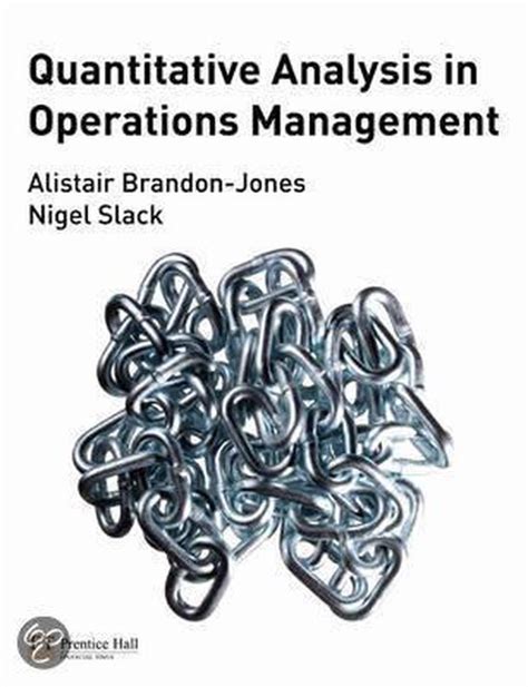 Operations In Management Analysis Chillz Quantitative