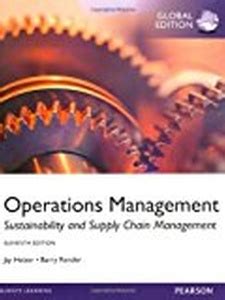 Operations Management 11th Edition Answers