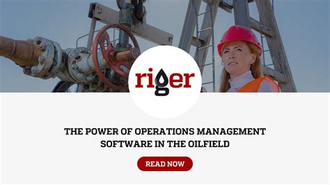 Operations Management Software for Oilfield Services - RigER