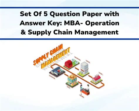 Operations Supply Chain Management Answer Key