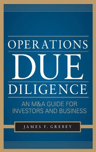 Operations due diligence an ma guide for investors and business 1st edition. - Magnavox dvd player tuner free vcr combo dv220mw9 owners manual.