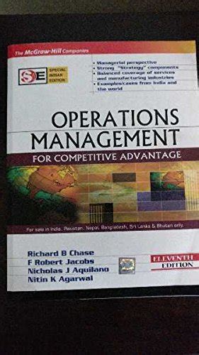 Operations management for competitive advantage solutions manual. - The democracy owners manual by jim shultz.