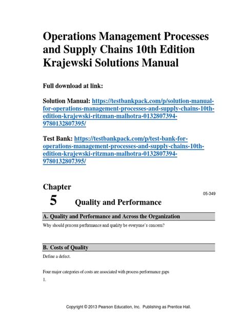 Operations management processes and supply chains krajewski 10th edition solutions manual. - Kioti daedong ds4110 ds4110hs ds4510 ds4510hs traktor werkstatt service reparaturanleitung 1.