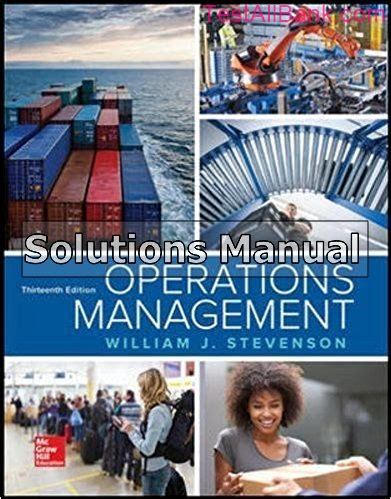 Operations management solutions manual mcgraw hill. - Ecologie et sociologie des microchampignons du sol de la cuvette centrale congolaise..