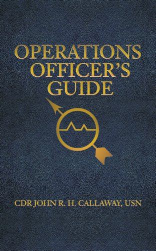 Operations officers guide us naval institute blue gold professional library. - Les trente-six chats de marie tatin.