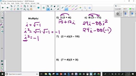 Operations with Complex Numbers YouTube