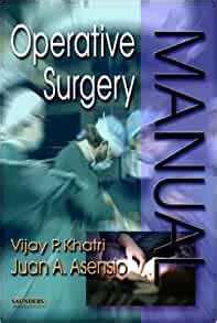 Operative surgery manual by vijay p khatri. - Metody reprezentacji drgań wałów maszyn wirnikowych w diagnostycznych bazach danych.