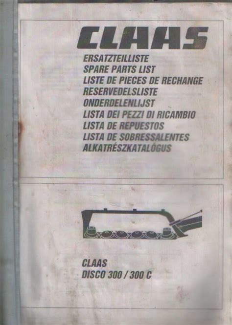 Operator manual for claas disco 300. - Citroen 2005 c4 coupe repair manual.