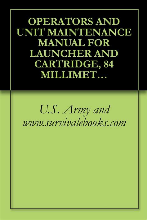 Operators and unit maintenance manual for launcher and cartridge 84 millimeter m136 at4. - Yamaha p200 p 200 manuale di servizio completo per pianoforte digitale.