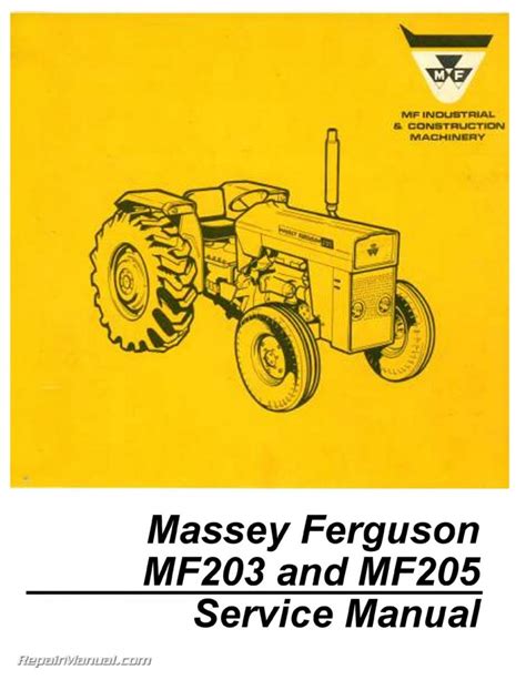 Operators manual for massey ferguson 205. - Philips insect control equipment user manual.