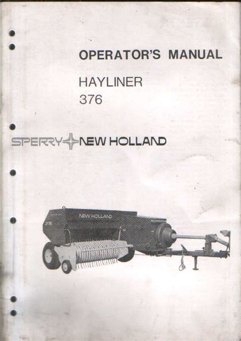 Operators manual for new holland 376 baler. - Why you act the way you do online textbooks.