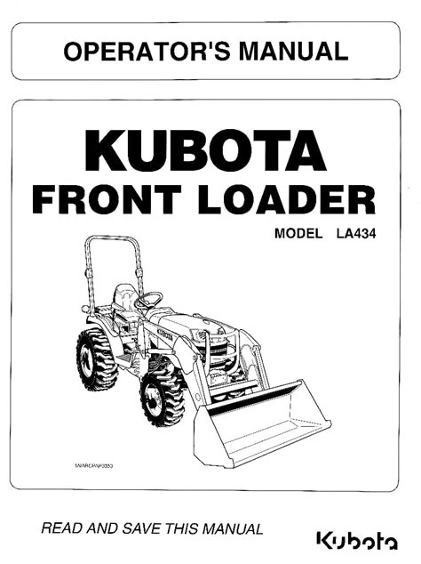 Operators manual kubota la680 front end loader. - Der mythos vom wandervolk der albaner.