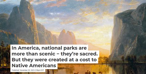 Opinion: National parks are more than scenic − they’re sacred. But at what cost to Native Americans?