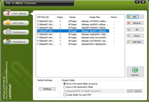 OpooSoft PDF To Image Converter 7.4 with Full Crack