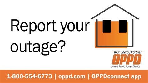 Outages are often caused by a blown fuse or tripped breaker. See locations of current Power Outages. When you report a power outage, the information you provide must match existing OPPD account information for the location of the outage. To report a loss of power, start by looking up your account information with one of the following. . 