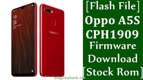 Oppo A5s CPH1909 Flash File (Stock Rom) GSMMAFIA