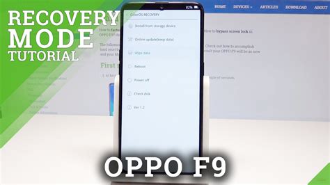 Oppo f9 recovery mode problem.  You do not need to enter any codes, just In thi...