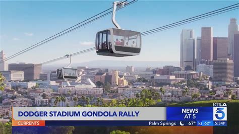 Opponents of proposed Dodger Stadium gondola protest ahead of upcoming public hearings