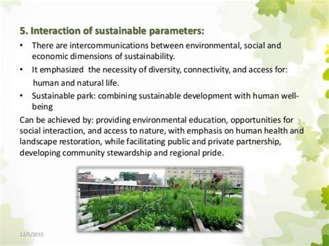 Opportunities and challenges Open Green Space