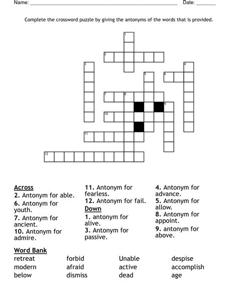 Opposite Of Passive Crossword