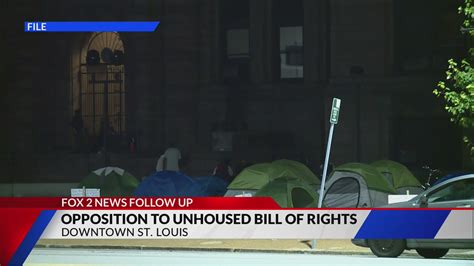 Opposition to 'Unhoused Bill of Rights' today in St. Louis City